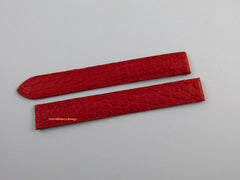 New Cartier 12mm Red Alligator Strap OEM Bag for Deployant Buckle