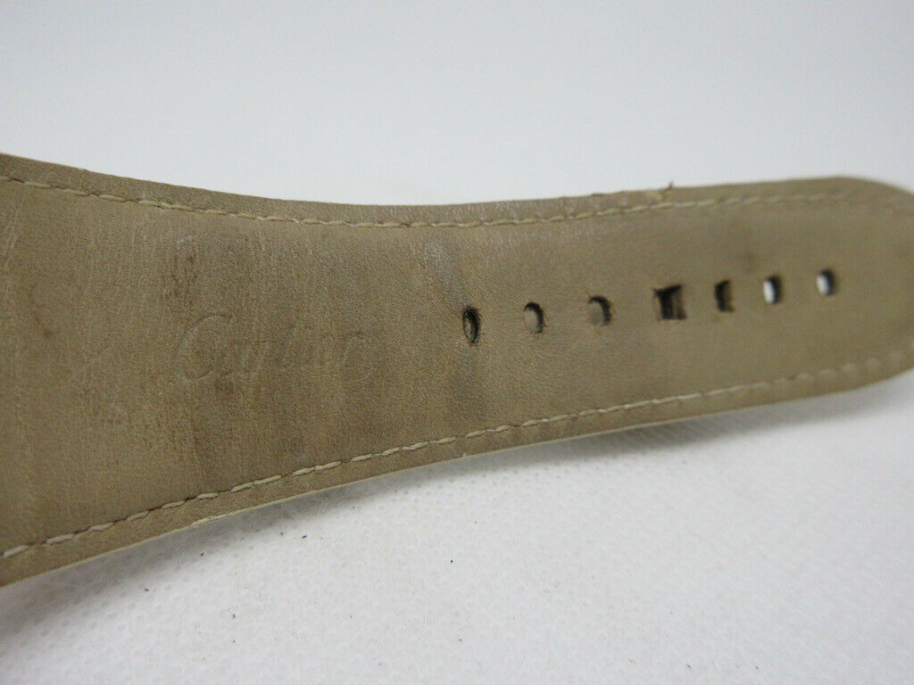 Cartier Tank Divan Yellow Alligator Strap 28mm OEM Genuine