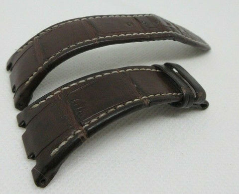 Audemars Piguet 26mm Brown Alligator Strap OEM Genuine for Royal Oak Offshore
