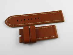 New Panerai 26mm Brown Vintage Calf Leather Strap OEM