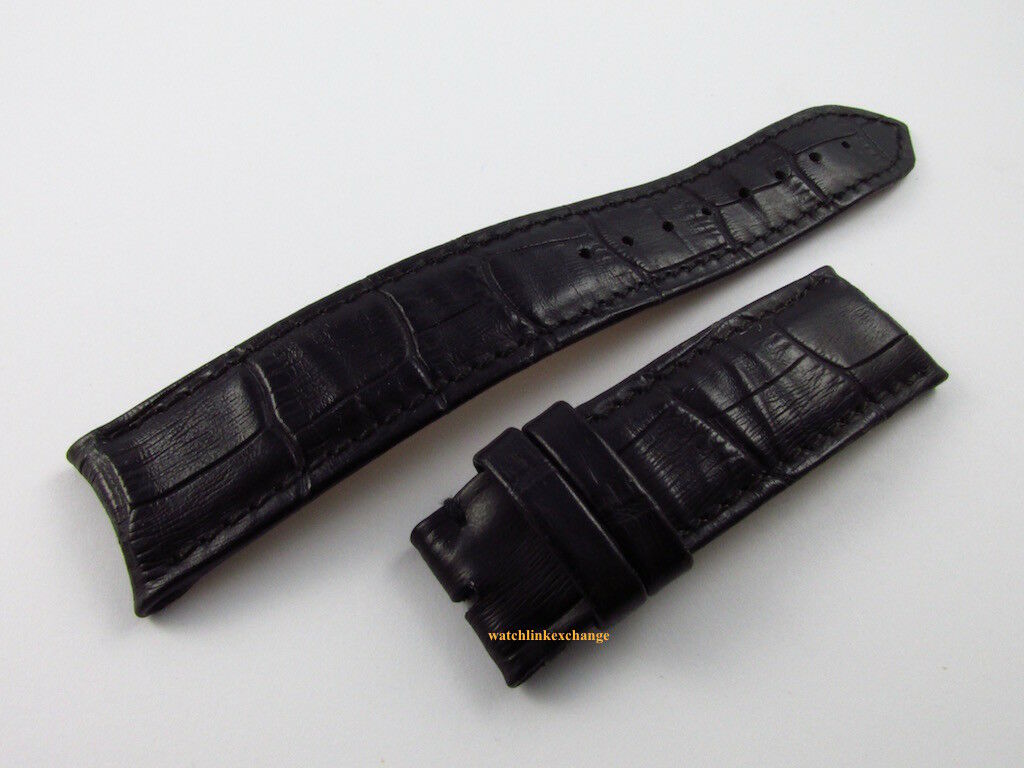 F.P. Journe 20mm Black Alligator Strap for Deployant Buckle OEM