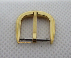New Franck Muller 12mm Yellow Gold Tang Buckle 18k