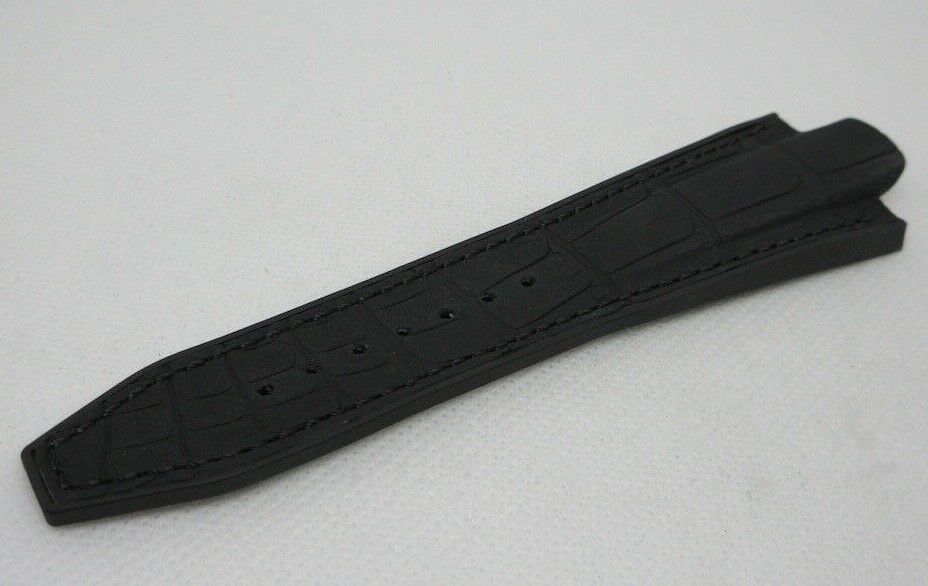 Girard Perregaux Sea Hawk Black Alligator Strap Rubber OEM Genuine 1 Piece