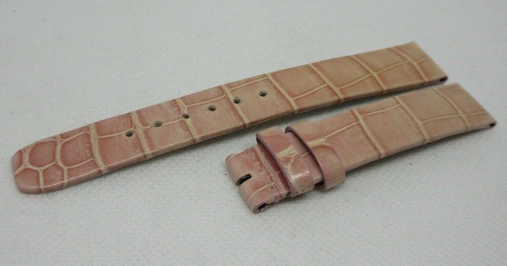 Baume Mercier 15mm Pink Alligator Strap OEM Genuine