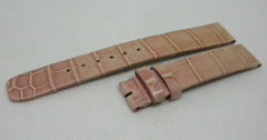 Baume Mercier 15mm Pink Alligator Strap OEM Genuine