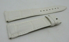 New Franck Muller 22mm White Alligator Strap OEM Genuine