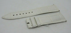 New Franck Muller 22mm White Alligator Strap OEM Genuine