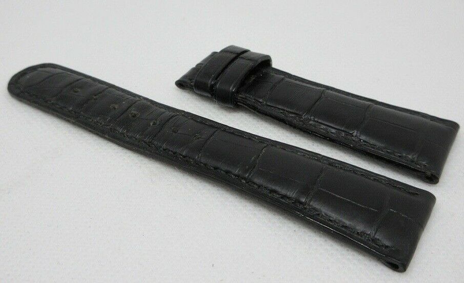 A. Lange & Sohne 19mm Black Alligator Strap OEM