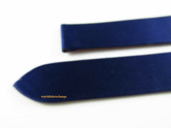New Bedat & Co. 19mm Navy Blue Silk Leather Strap OEM Short Size