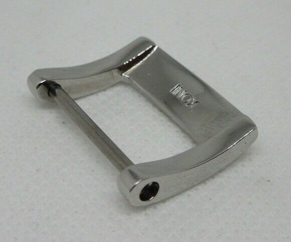 Giuliano Mazzuoli 18mm Stainless Steel Tang Buckle Polished Missing Screw