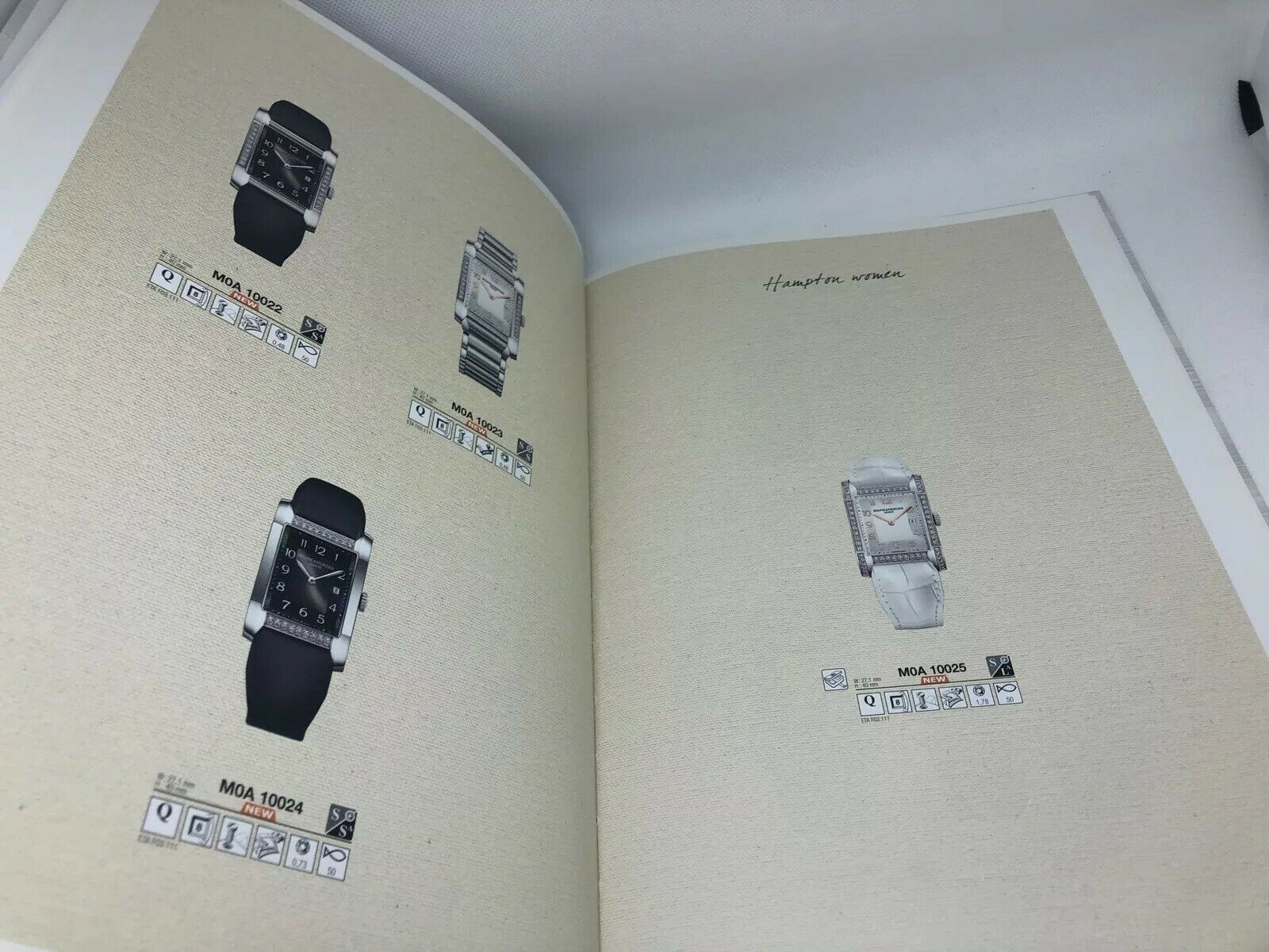 Baume Mercier Hampton Manual Guide Hardcover Book 2011 Price List