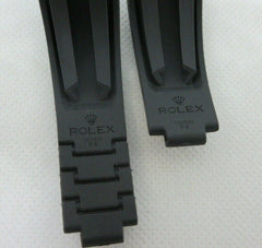 Rolex Oysterflex Rubber Strap 350501 E-E OEM Genuine Black