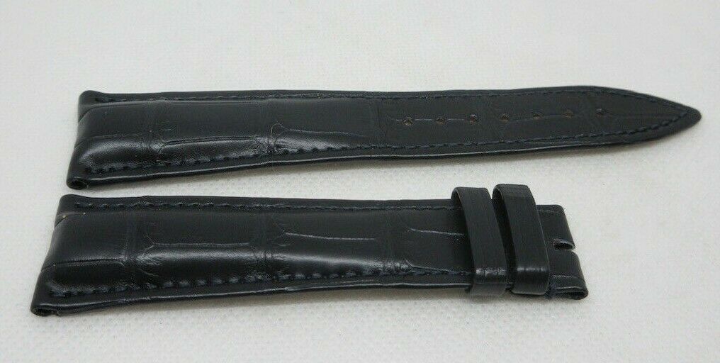 New Franck Muller 22mm Blue Alligator Strap OEM Genuine Navy