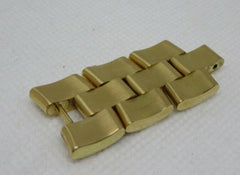Baume & Mercier Hampton 18mm Gold Tone Stainless Steel Bracelet Link OEM