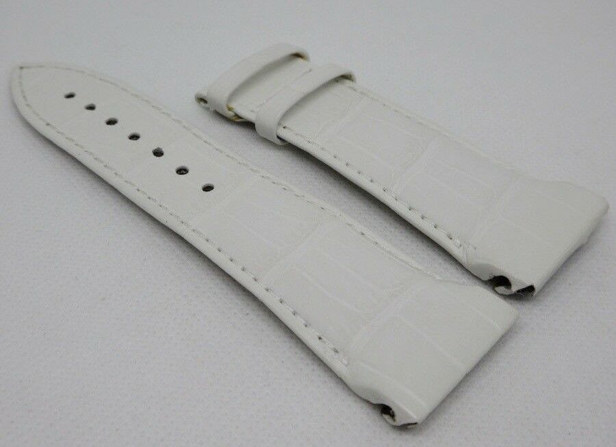 Franck Muller 27mm White Alligator Strap OEM