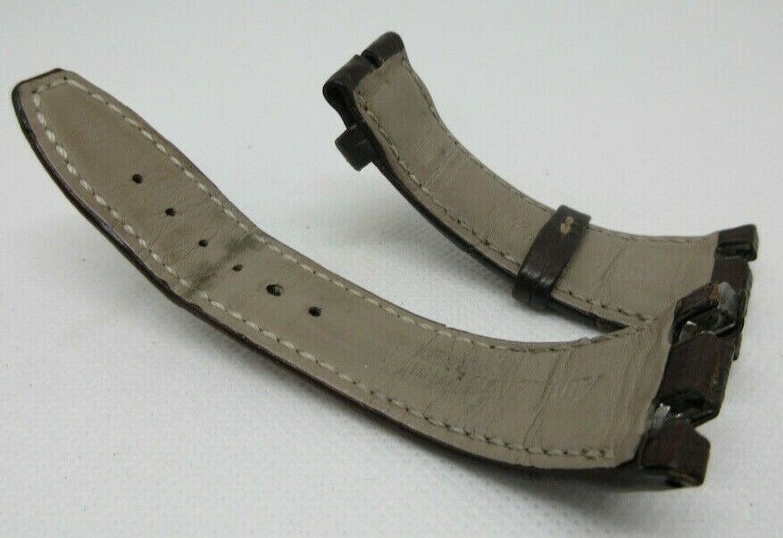 Audemars Piguet 26mm Brown Alligator Strap OEM Genuine for Royal Oak Offshore