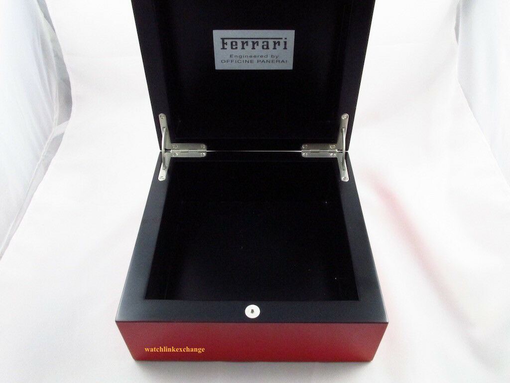 Panerai Ferrari Triple Watch Box Set Manual Red OEM Ferrari Chronograph