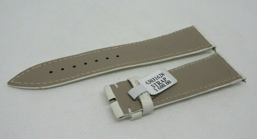 New Franck Muller 22mm White Alligator Strap OEM Genuine