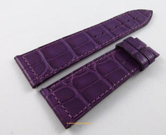 New Franck Muller Long Island 23mm Purple Alligator Strap OEM Bag