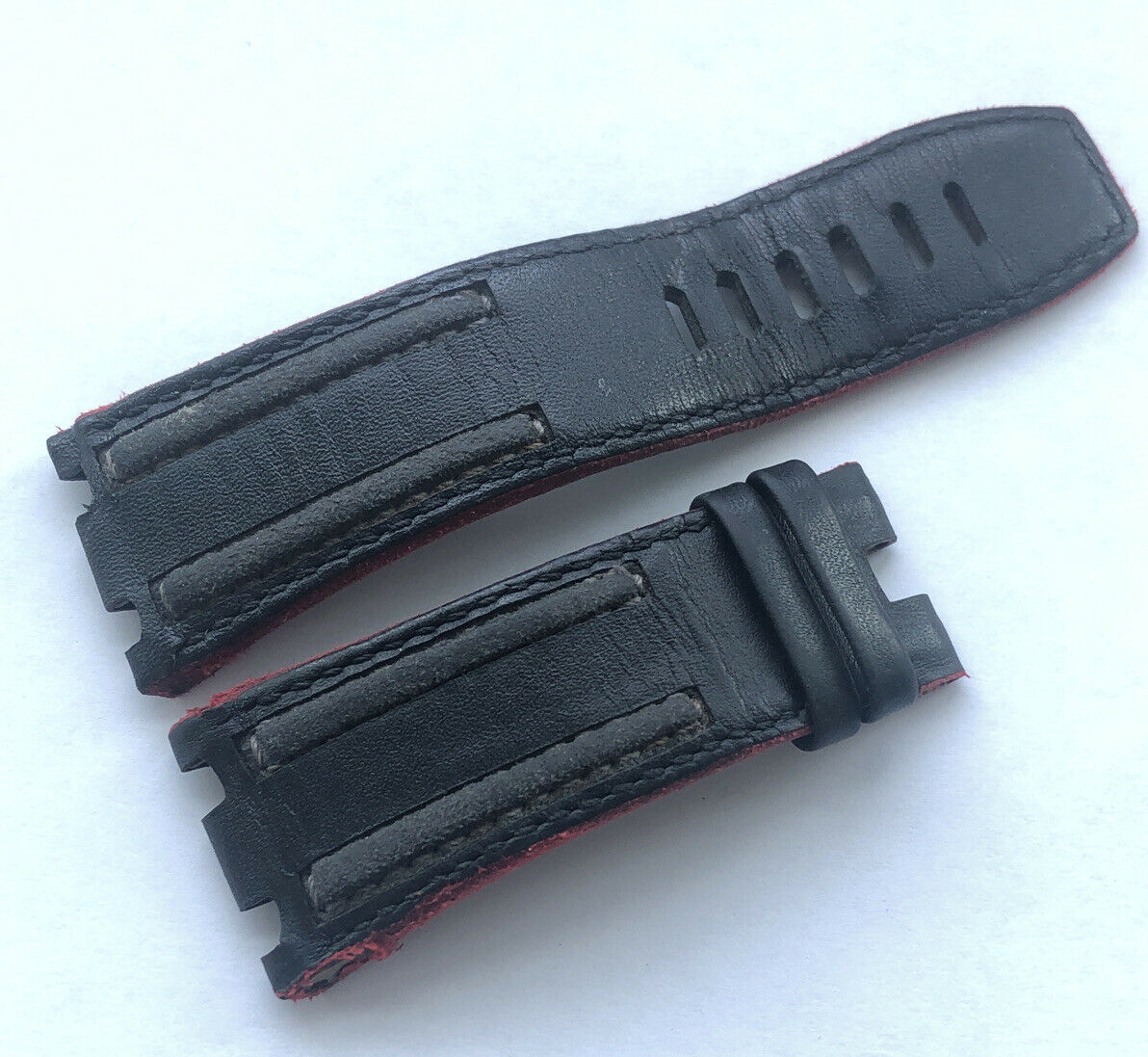 Audemars Piguet Royal Oak Offshore Grand Prix Red Black Leather Strap 29mm OEM