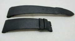 Audemars Piguet 20mm Satin Leather Strap Black OEM Genuine Fabric