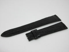 New Concord 18mm Black Alligator Strap OEM