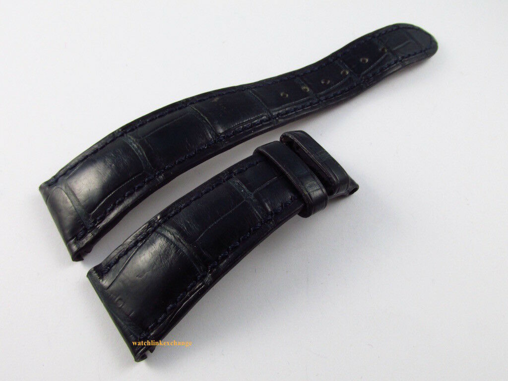 Patek Philippe 21mm Blue Alligator Strap OEM Navy
