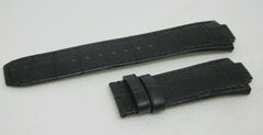 New Baume Mercier 25mm Black Alligator Strap OEM Genuine Bag