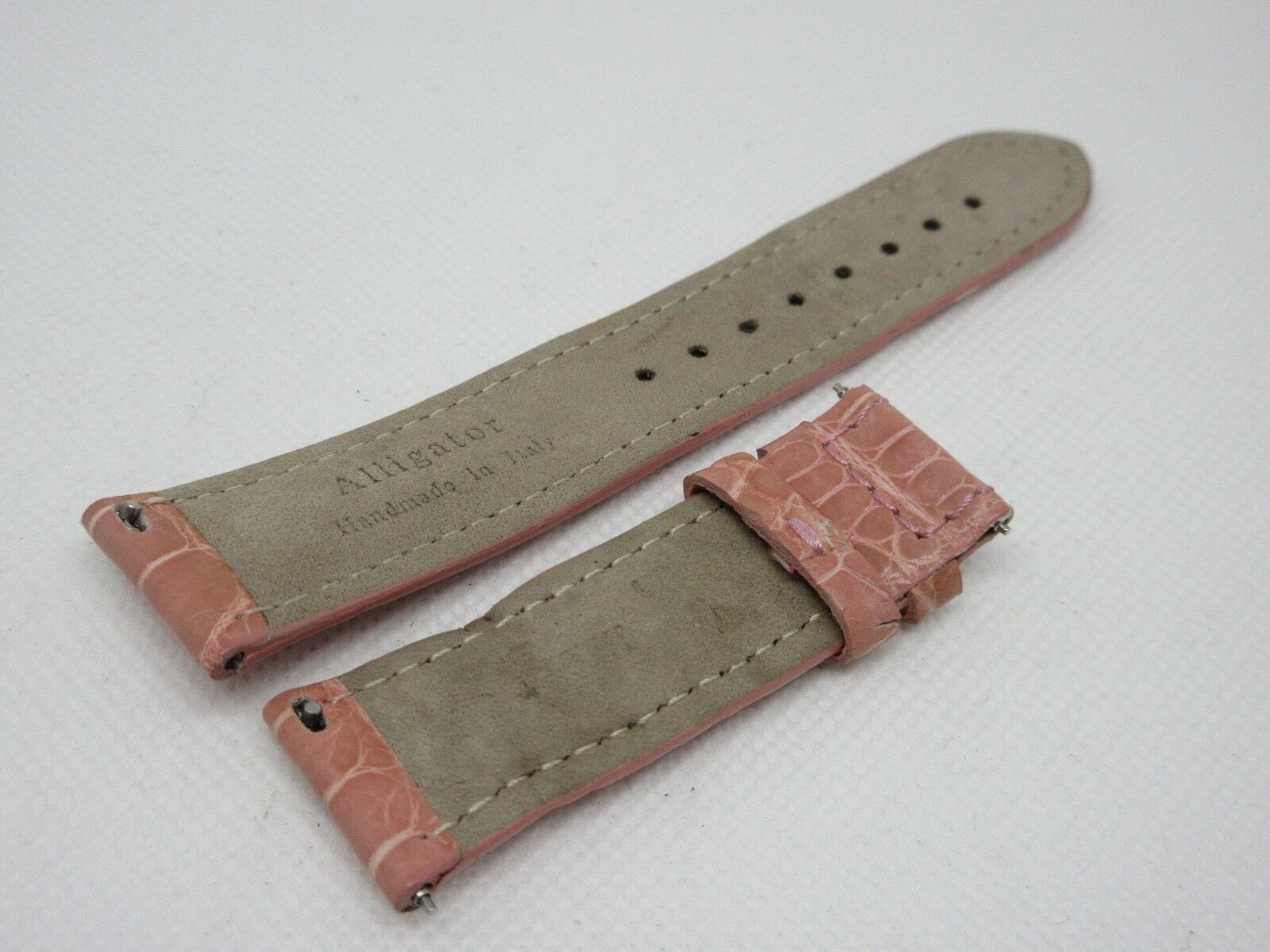 Jacob & Co. 20mm Pink Alligator Strap OEM Glossy