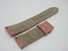 Jacob & Co. 20mm Pink Alligator Strap OEM Glossy