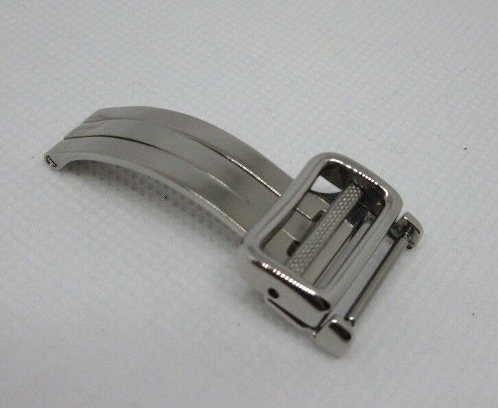 New Ebel 16mm Deployant Buckle Stainless Steel Polished OEM Bag