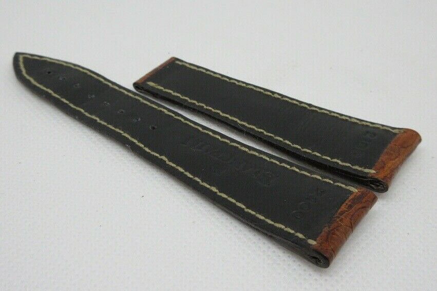 Blancpain 20mm Brown Alligator Strap OEM Genuine XS Short Size