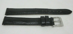 New Camille Fournet 14mm Black Alligator Strap Genuine Buckle Authentic Matte