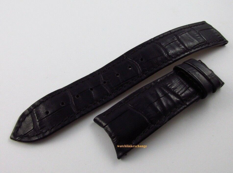 F.P. Journe 20mm Black Alligator Strap for Deployant Buckle OEM