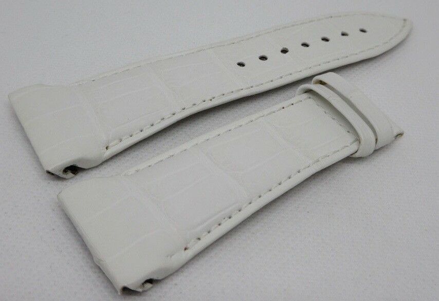 Franck Muller 27mm White Alligator Strap OEM