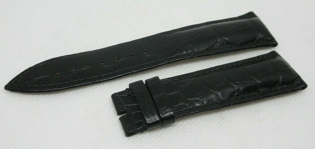New Franck Muller 22mm Black Alligator Strap OEM Genuine