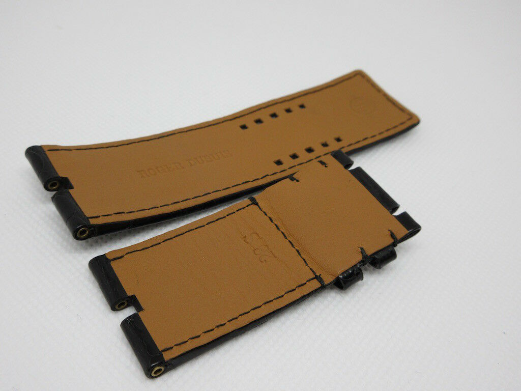 Roger Dubuis 28mm Black Alligator Strap OEM