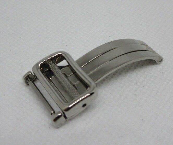 New Ebel 16mm Deployant Buckle Stainless Steel Polished OEM Bag