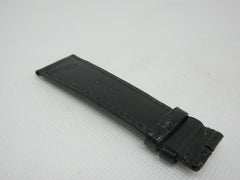 New IWC 21mm Black Alligator Strap OEM Genuine 1 Piece