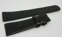 A. Lange & Sohne 19mm Black Glossy Alligator Strap OEM