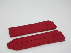 New Hublot 22mm Red Gummy Alligator Strap for Big Bang 41mm OEM Genuine