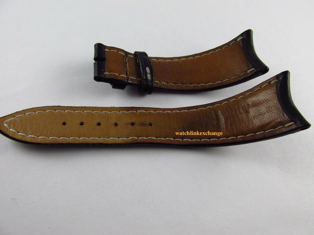 Audemars Piguet Millenary 24mm Black Leather Strap White Stitch OEM