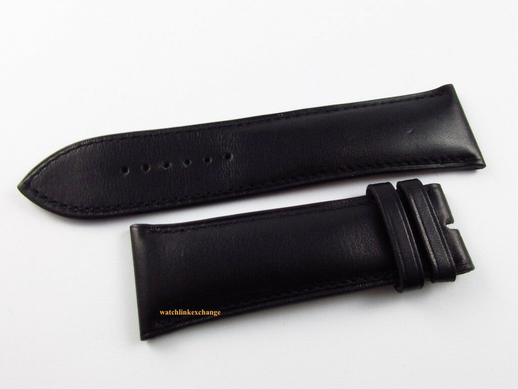 New Parmigiani 25.5mm Black Leather Strap Hermes OEM