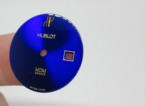 Hublot Blue Dial 20mm Yellow Gold MDM
