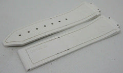 Hublot White Gummy Alligator Strap for Big Bang 38mm OEM Genuine