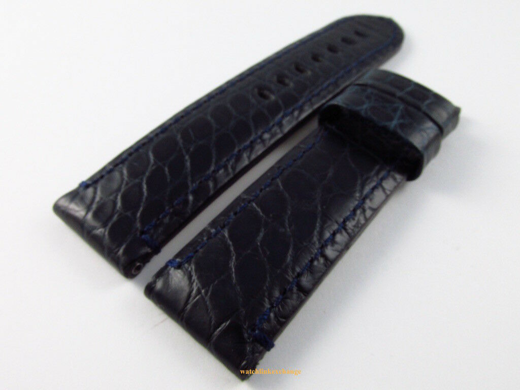 Panerai 22mm Blue Alligator Strap OEM A Series Mare Nostrum