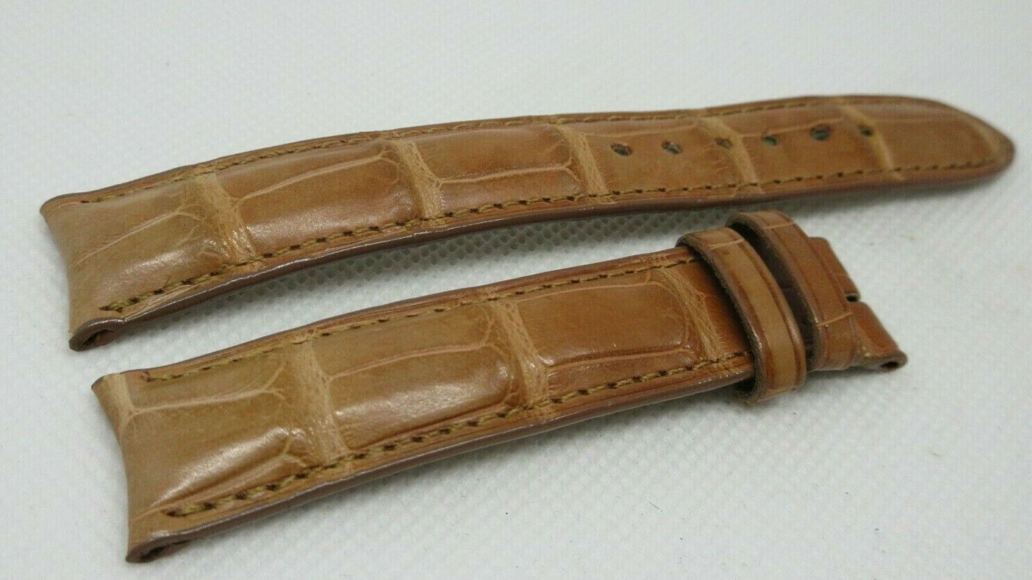 Baume Mercier 18mm Brown Alligator Strap OEM Genuine