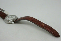 Swiss Army Officer 30mm Ladies Watch Brown Leather Strap OEM Genuine Steel