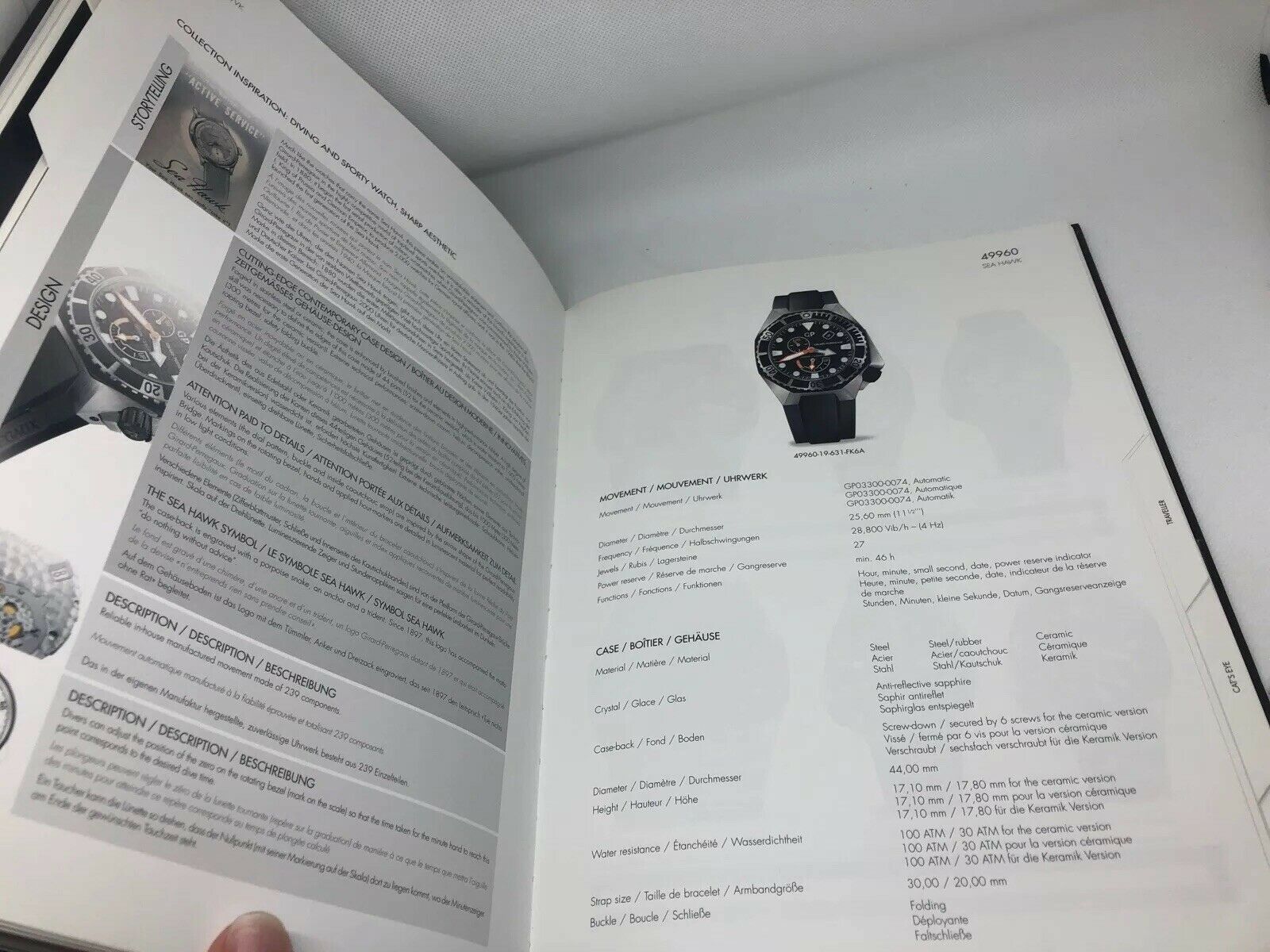 Girard Perregaux Dealer Manual Guide Hardcover Book 2014 2015