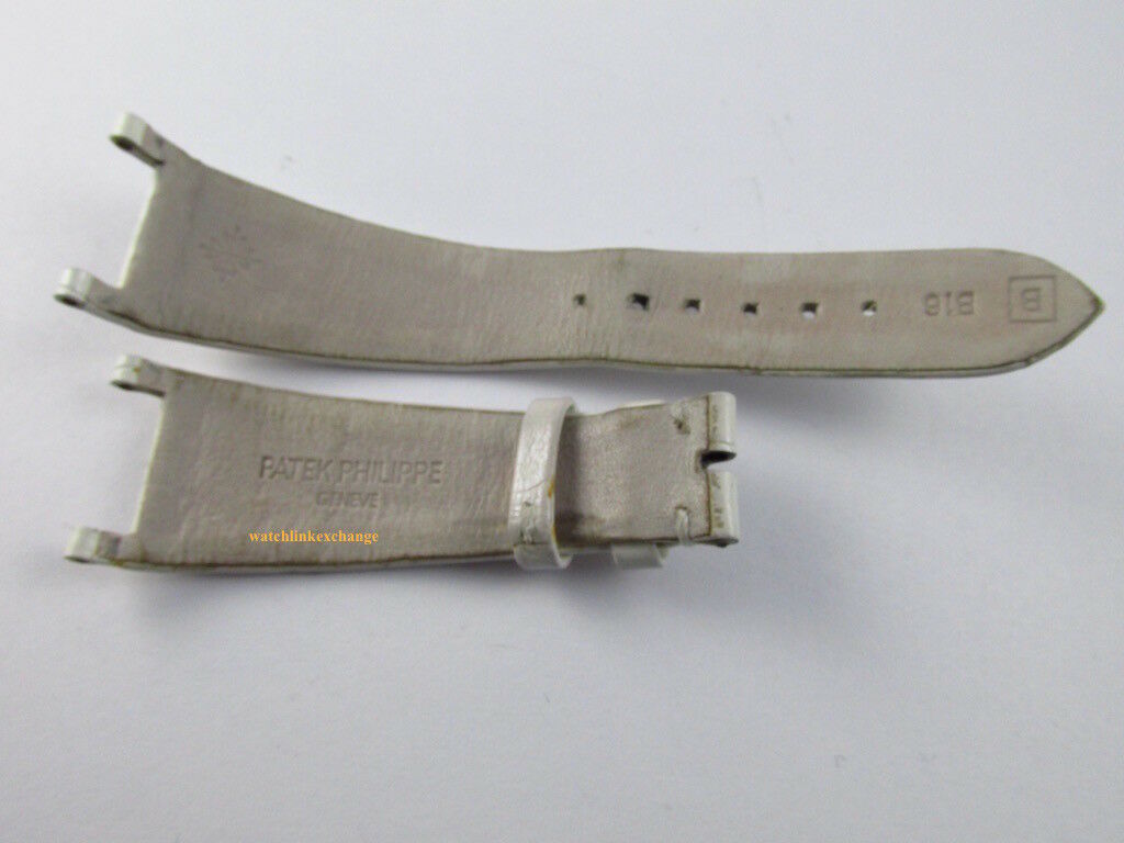 Patek Philippe Twenty-4 21mm White Alligator Strap OEM